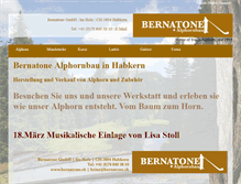 Tablet Screenshot of bernatone.ch